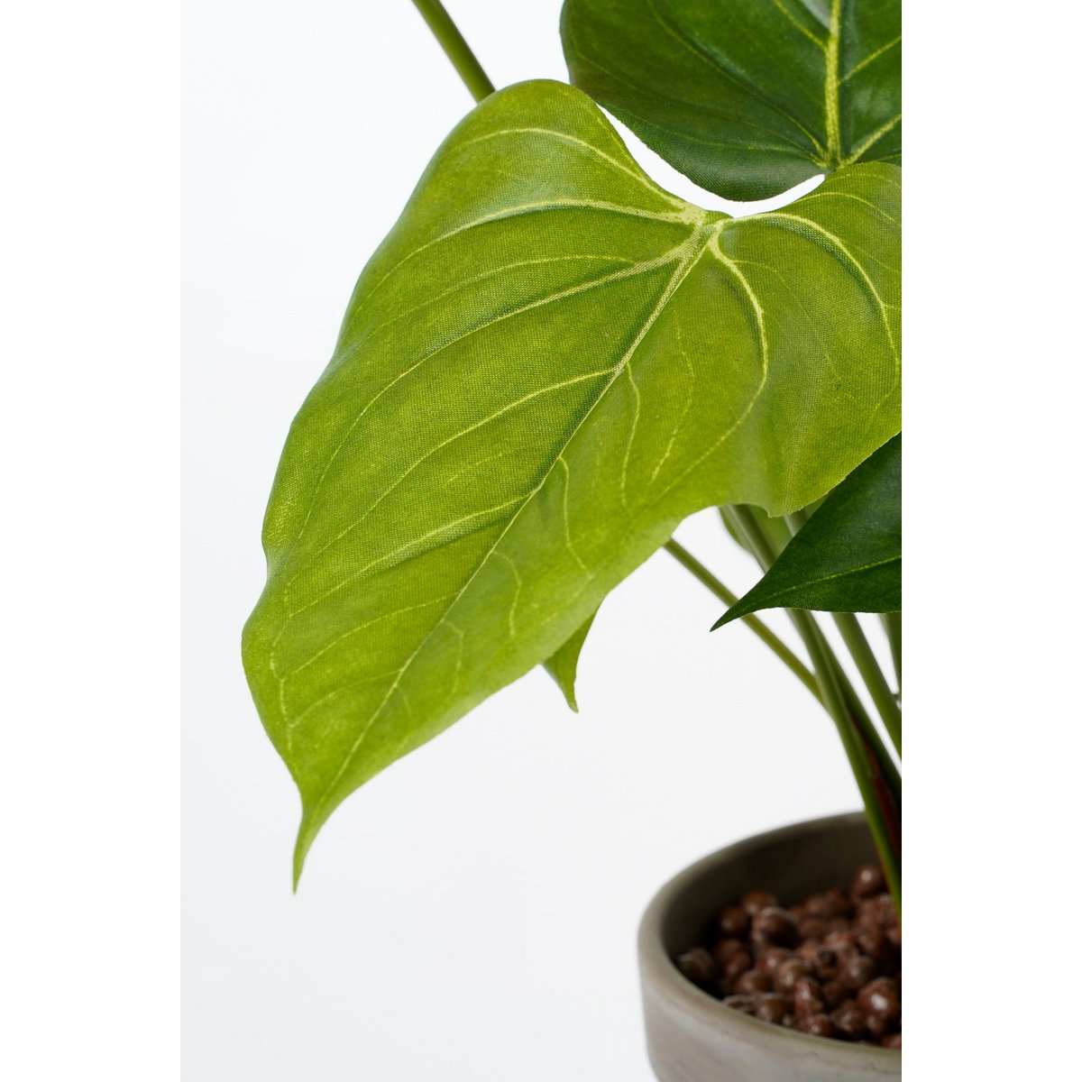 Anthurium Kunstplant in Bloempot Stan H38 x Ø30 cm Rood