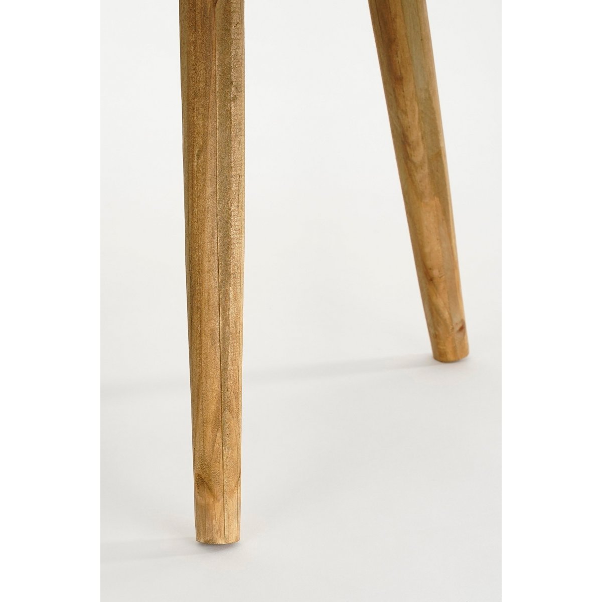 Houten Bijzettafe Klein rond H28 x Ø26 cm Gerecycled Hout