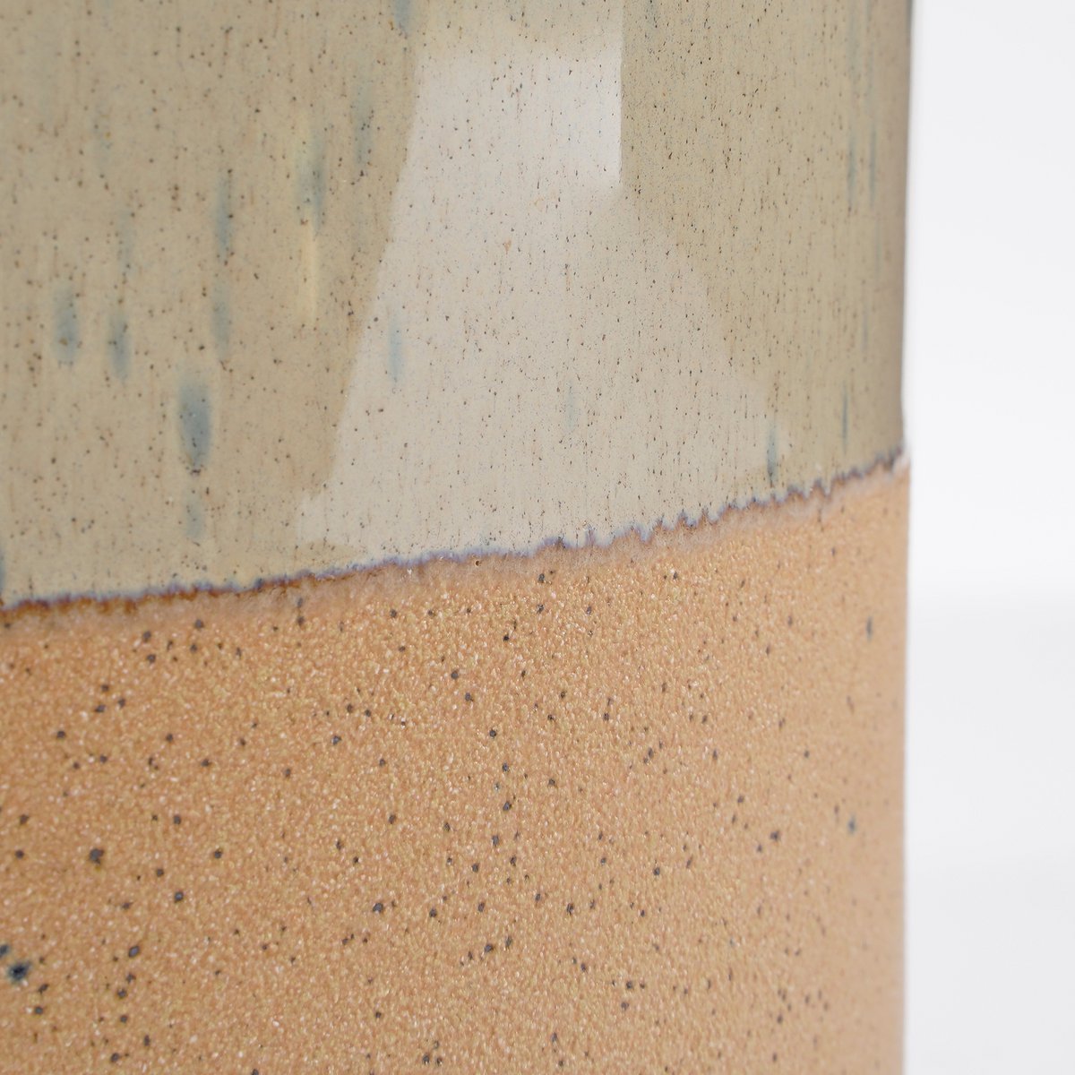 Azurra half Crème Bloempot H18 x Ø21 cm Crème