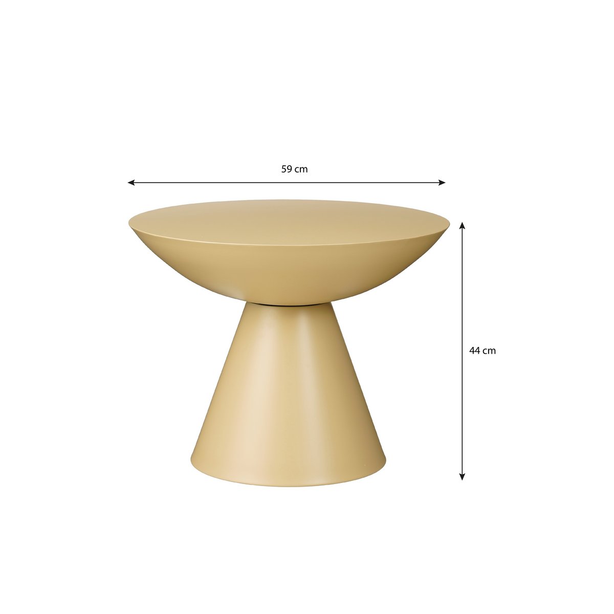 Velante Bijzettafel Beige