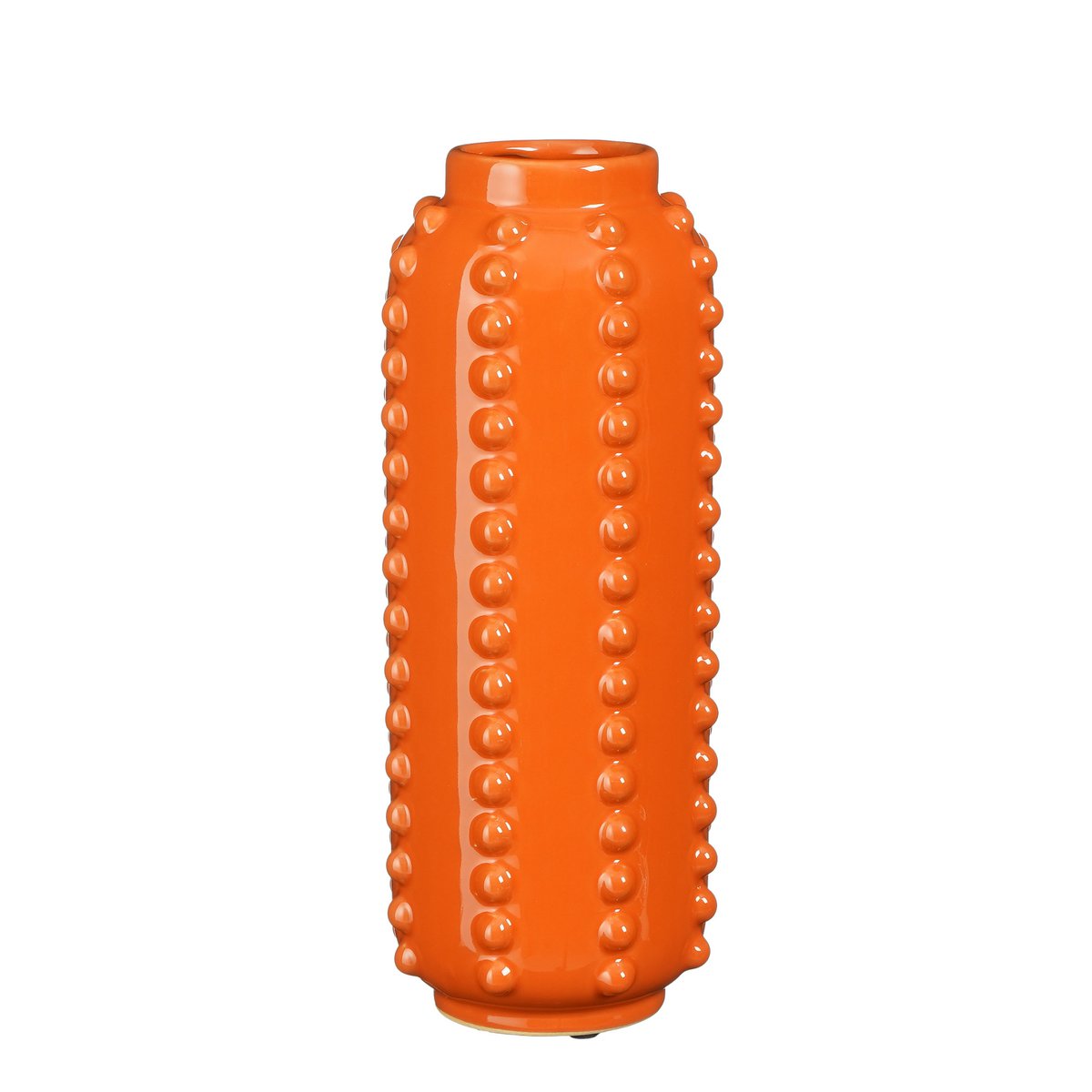 Bubble Vaas Lang H30 x Ø11 cm Keramiek Oranje