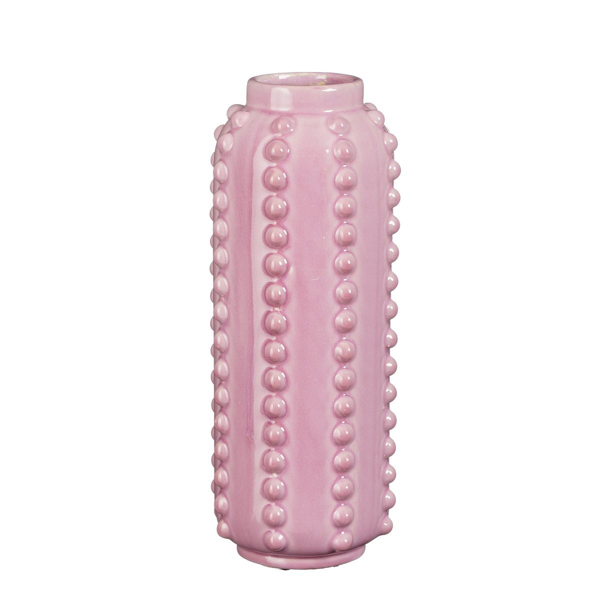 Bubble Vaas Lang H30 x Ø11 cm Keramiek Roze