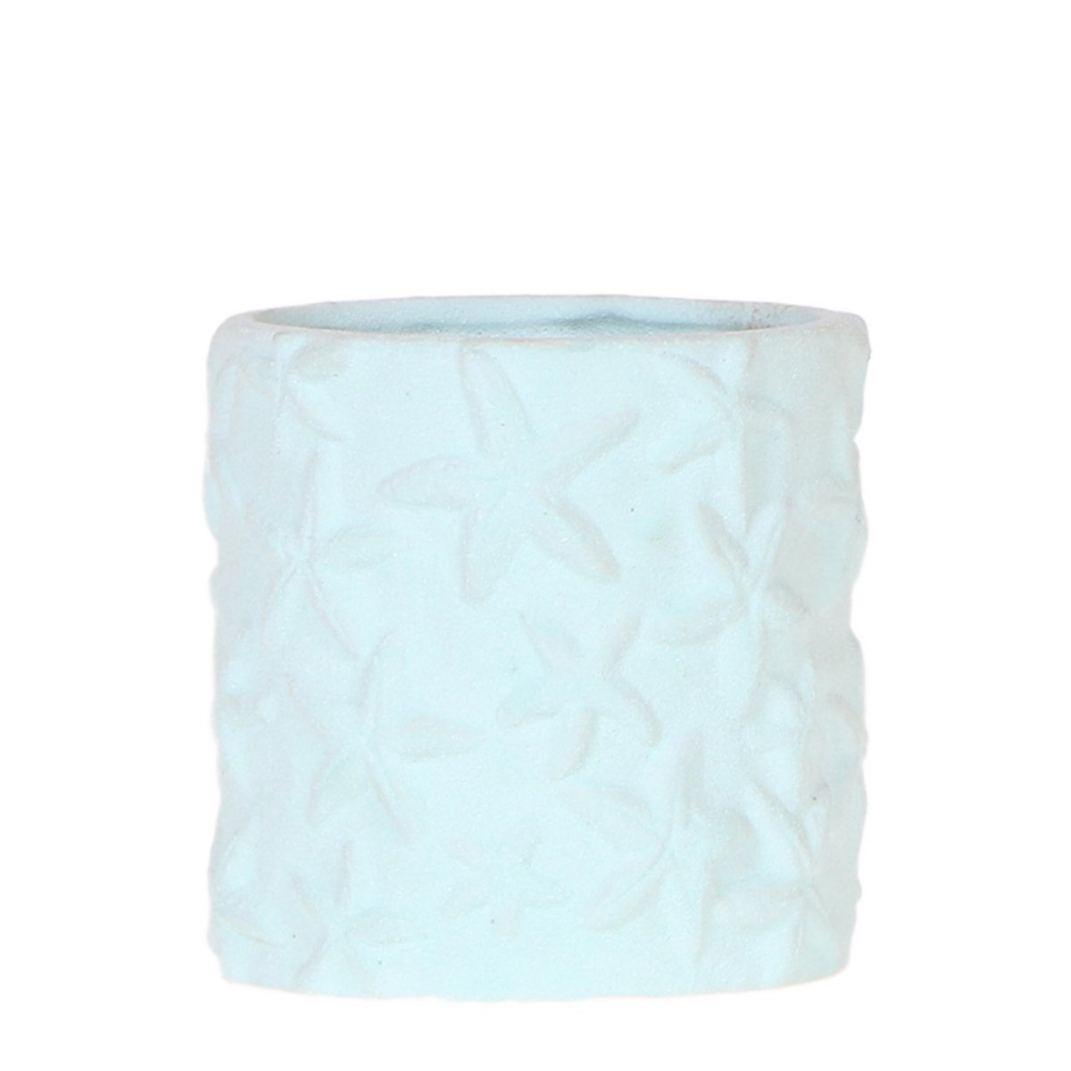 Zeesterren sierpot Keramiek Blauw Ø9cm