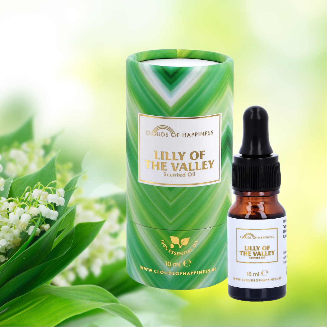 Set van 4 geuroliën Rosa Nobile + Magnolia Nobile + Daisy + Lilly of the Valley Scented Oils