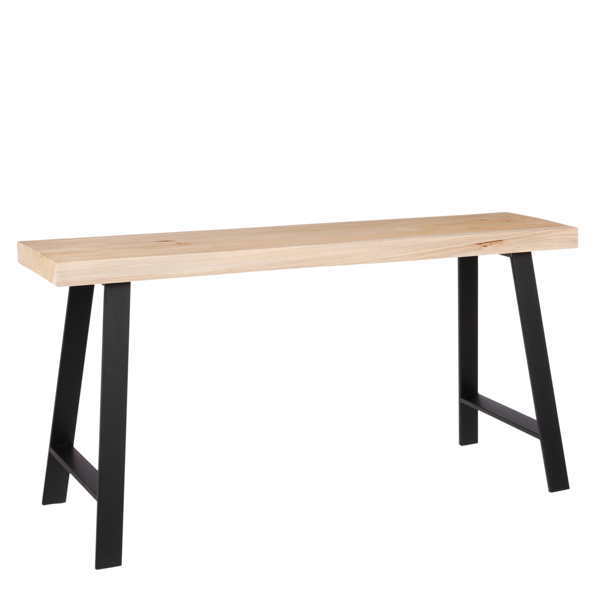 Plane Bankje L92 x B31 x H46 cm Vurenhout Lichtbruin