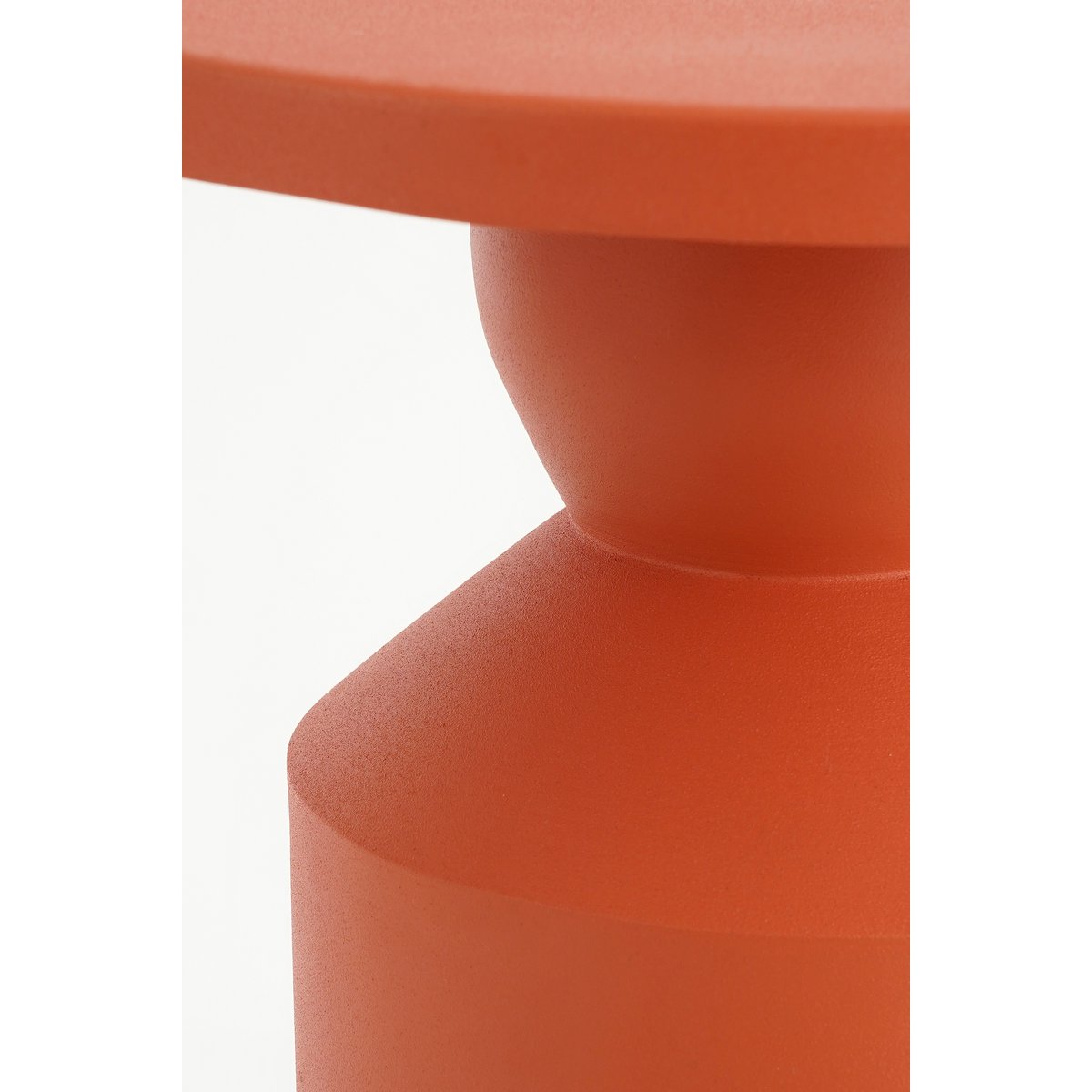 Rowan Bijzettafel H51 x Ø30 cm Metaal Oranje