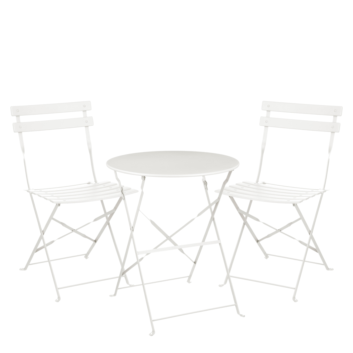 Bistroset Set van 3 Metaal Wit