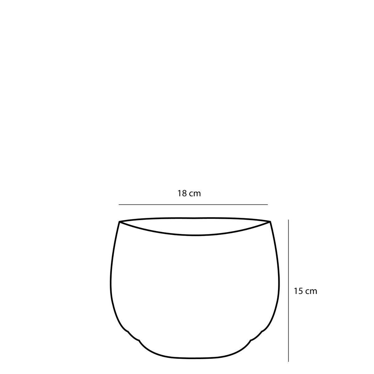 Nila Plantenmand Set van 3 Lichtbruin