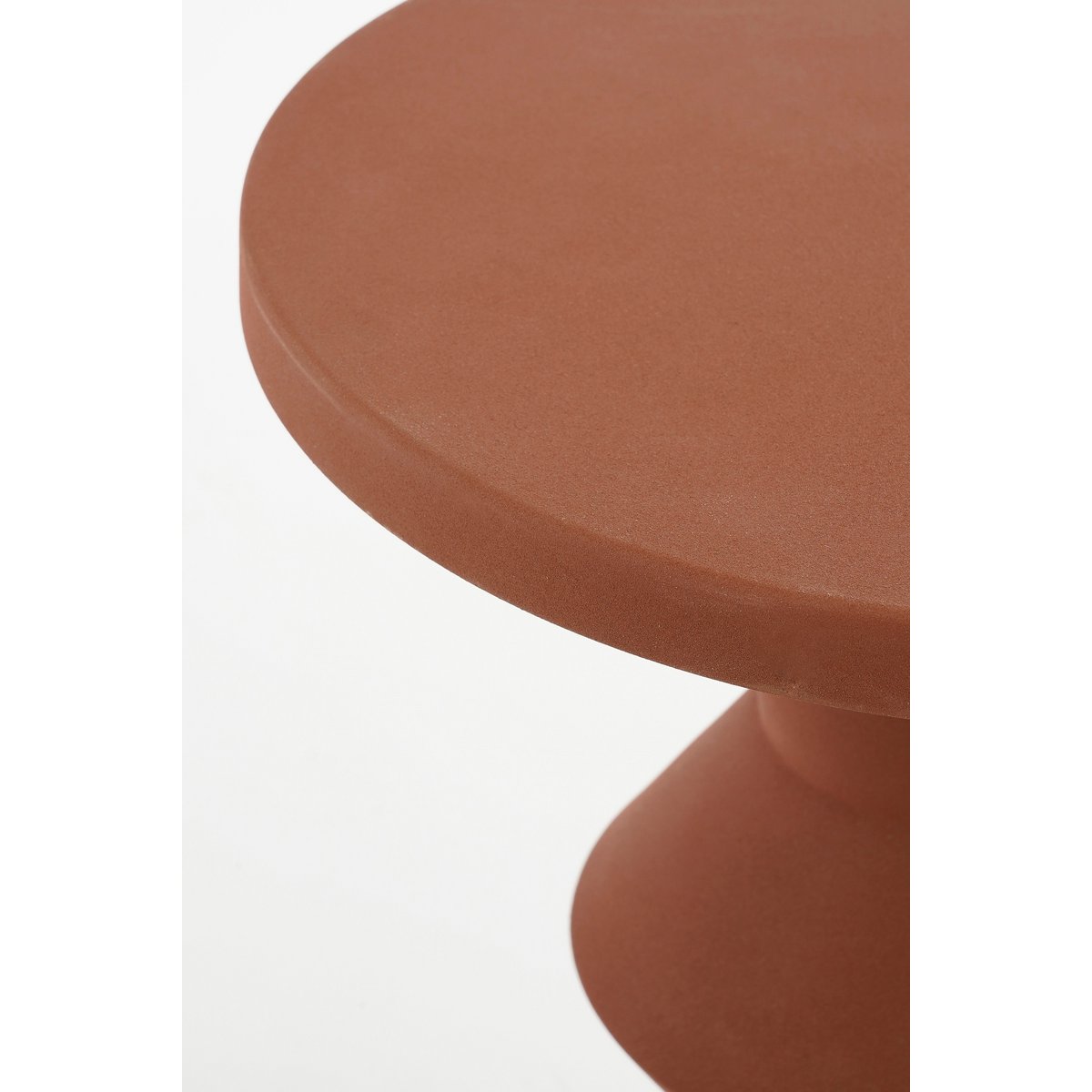 Milo Bijzettafel H41 x Ø34 cm Metaal Terra