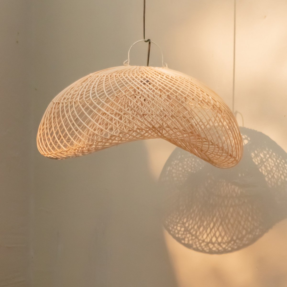 Mawar BOHO Rotan lampenkap 2 maten
