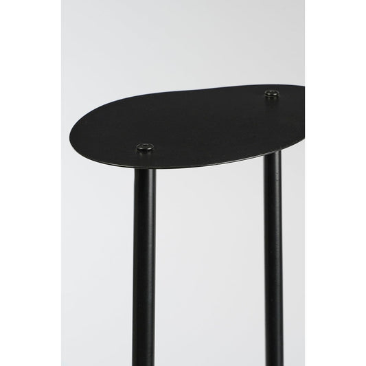 Esra Plantentafel L48 x B27 x H100 cm Metaal Zwart