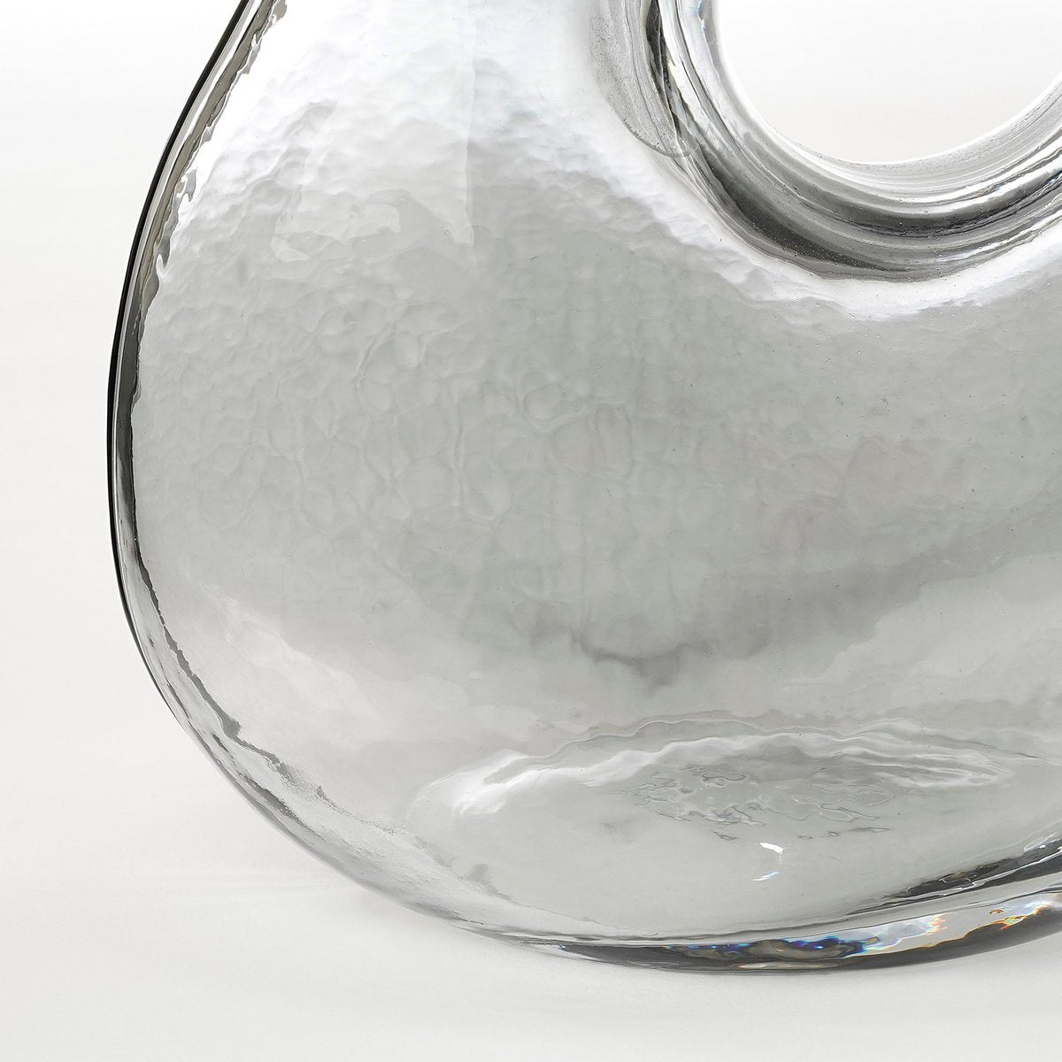 Uniq Clear Vaas glas  Grijs  L19 x B11 x H25 cm