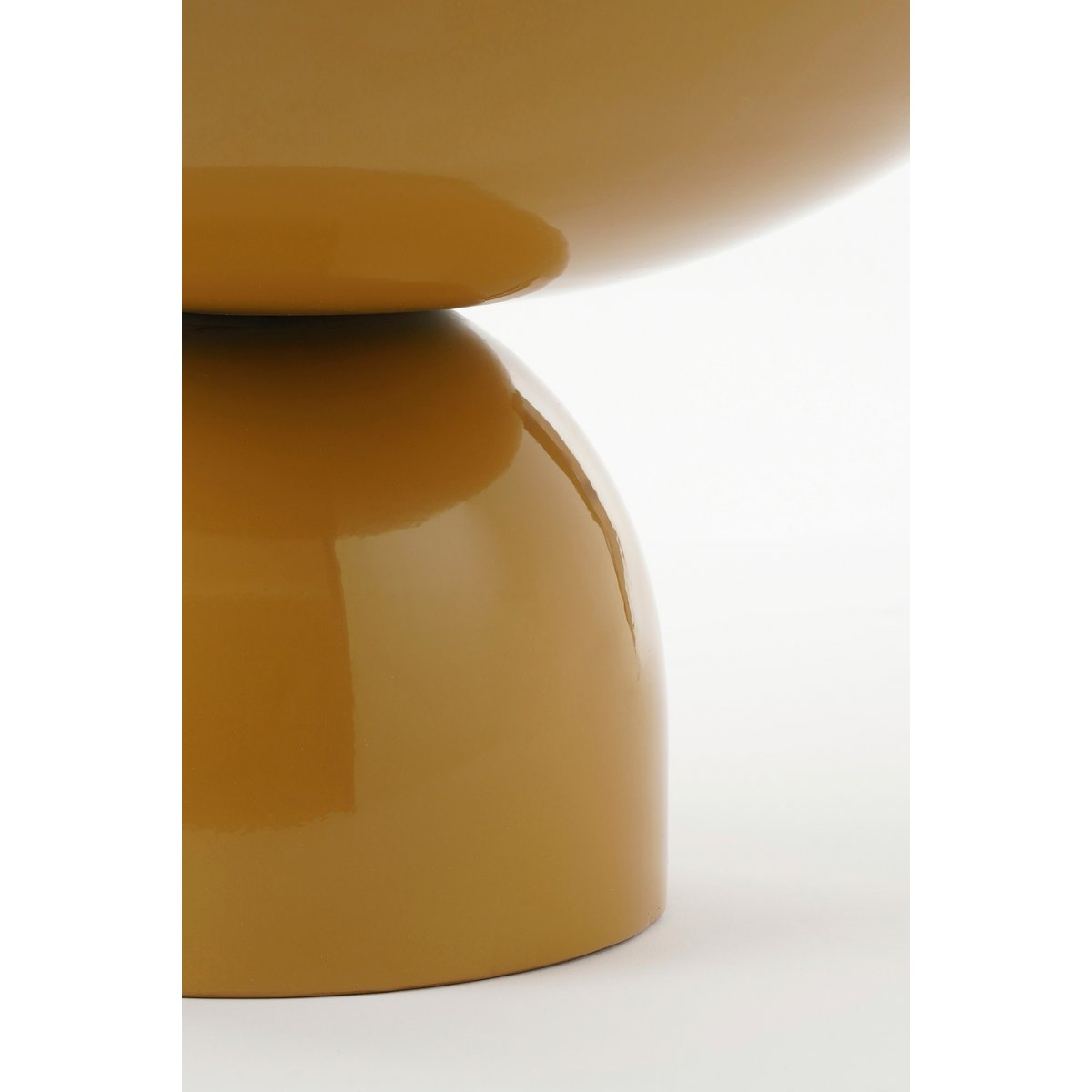 Valante Bijzettafel H28 x Ø47 cm Metaal Bruin
