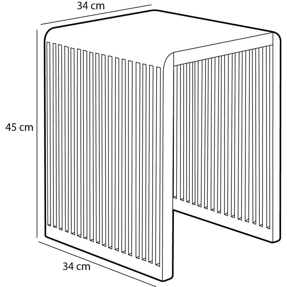 Yuno Bijzettafel set van 3 Bijzettafels