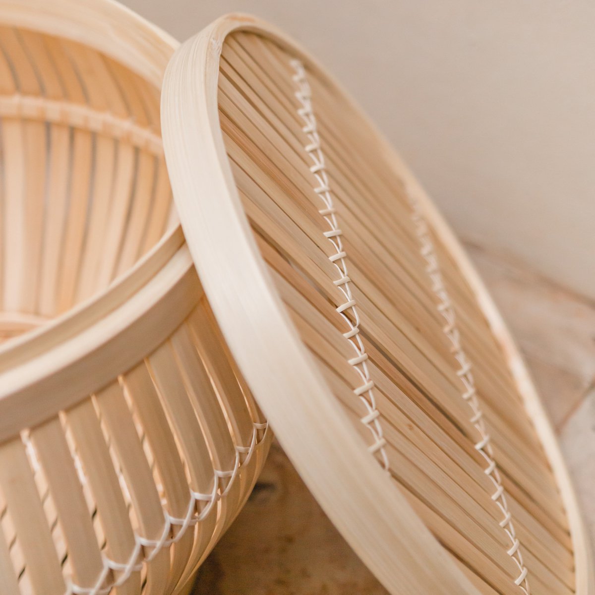 Sienna Bijzettafel Bamboe set van 2