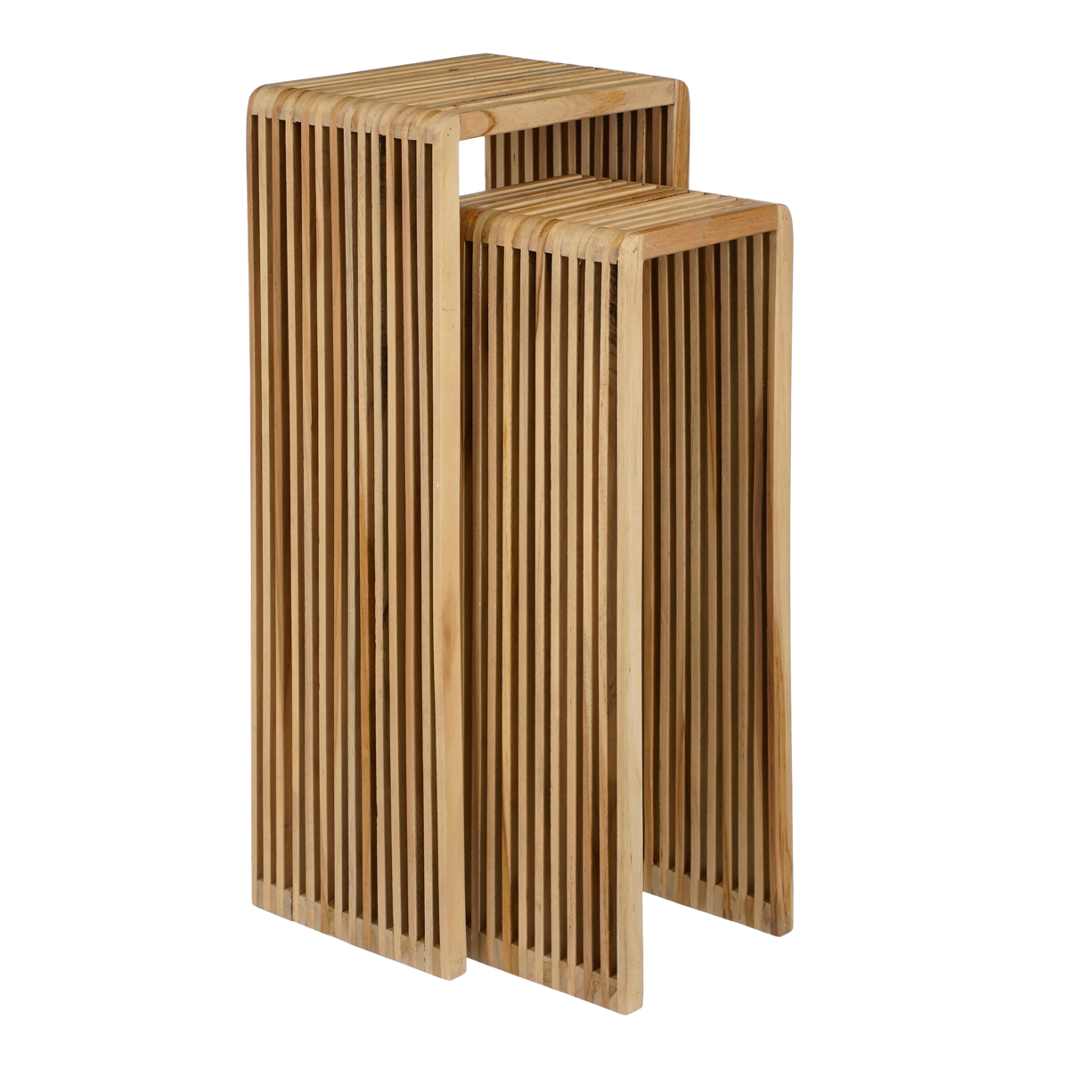 Yuno Planten Tafel set van 2 bijzettafels