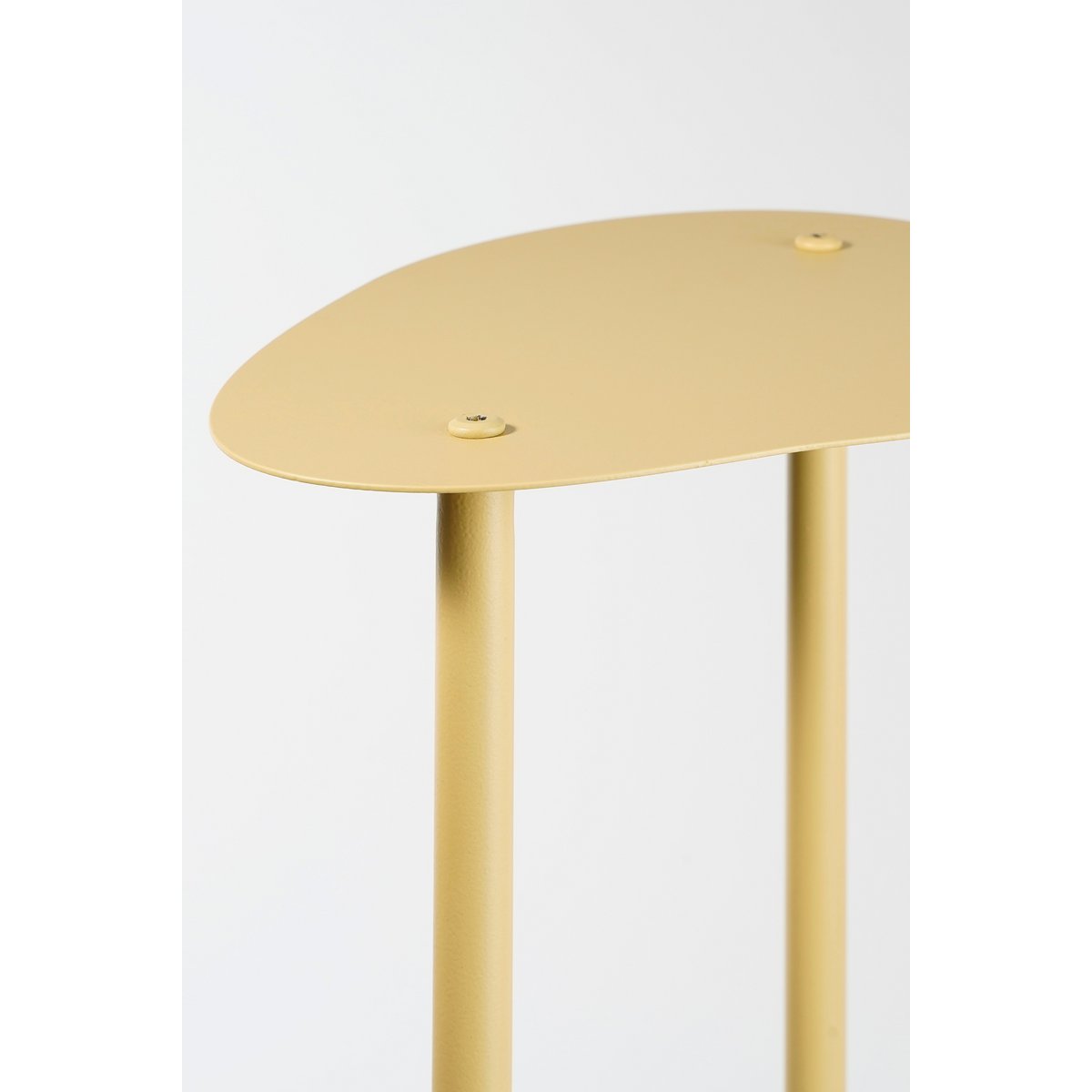 Esra Plantentafel L48 x B27 x H140 cm Metaal Lichtgeel