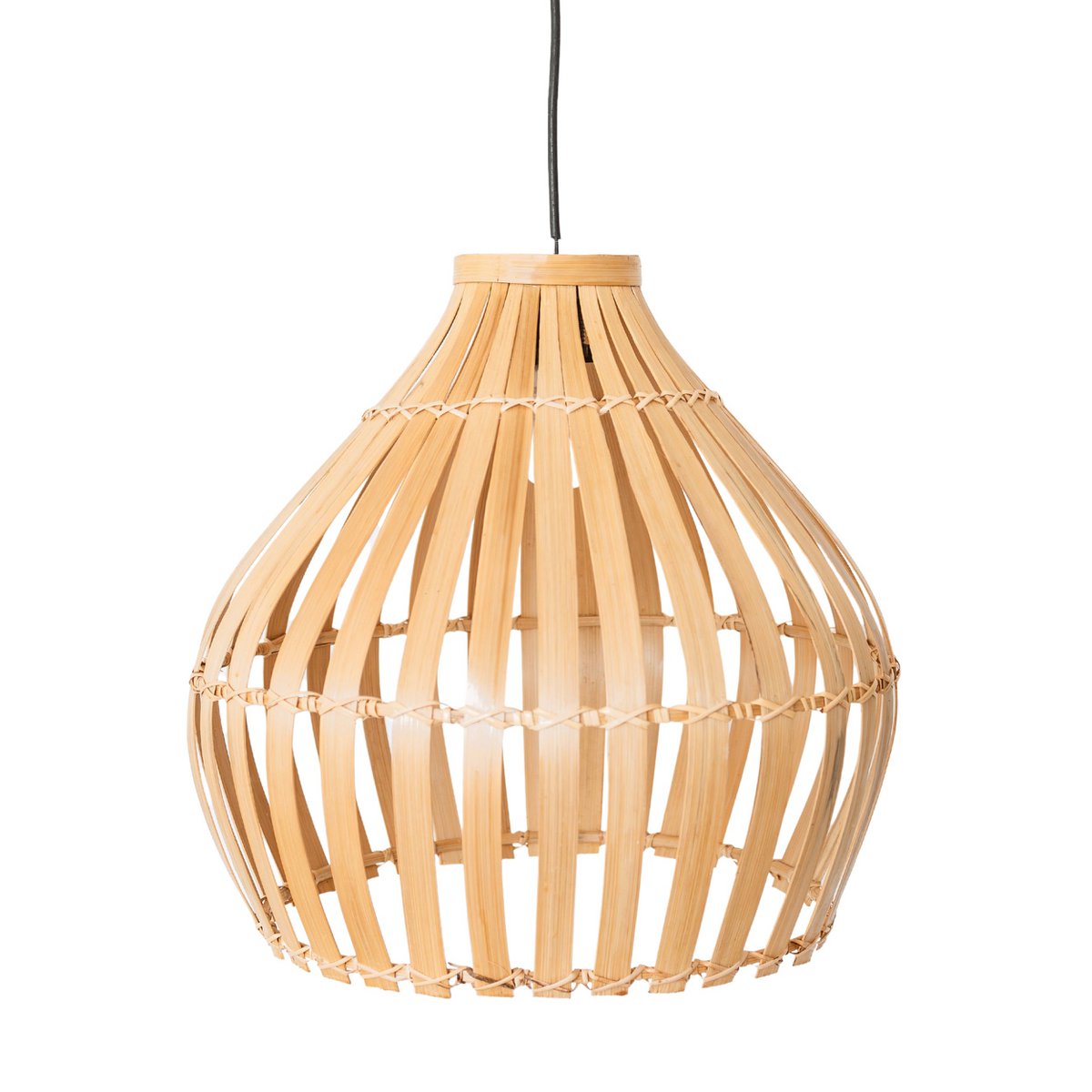 Baya Hanglamp Bamboe Klokvormig Ø45