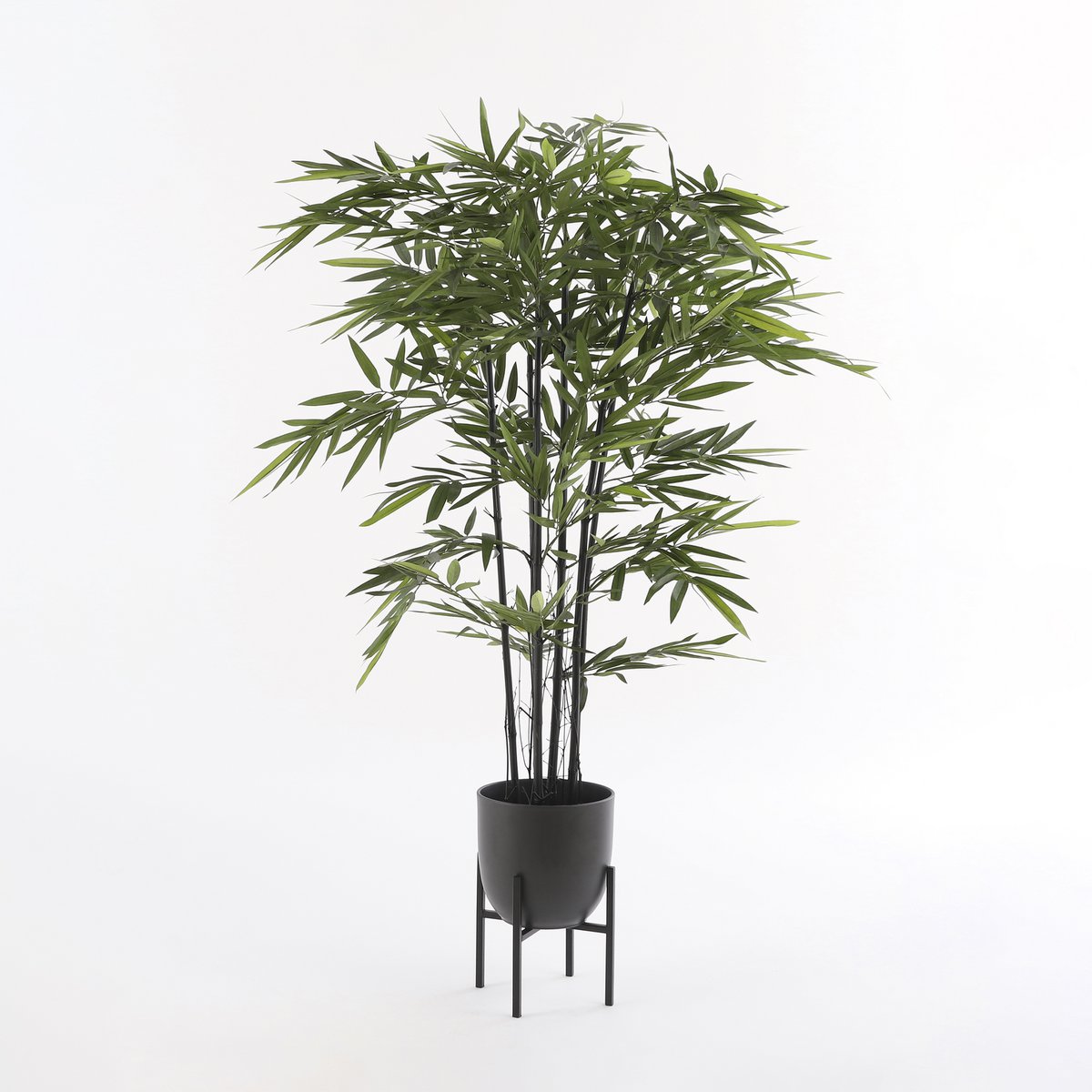 Flora Plantenstandaard L24 x B24 x H25 cm Metaal Zwart