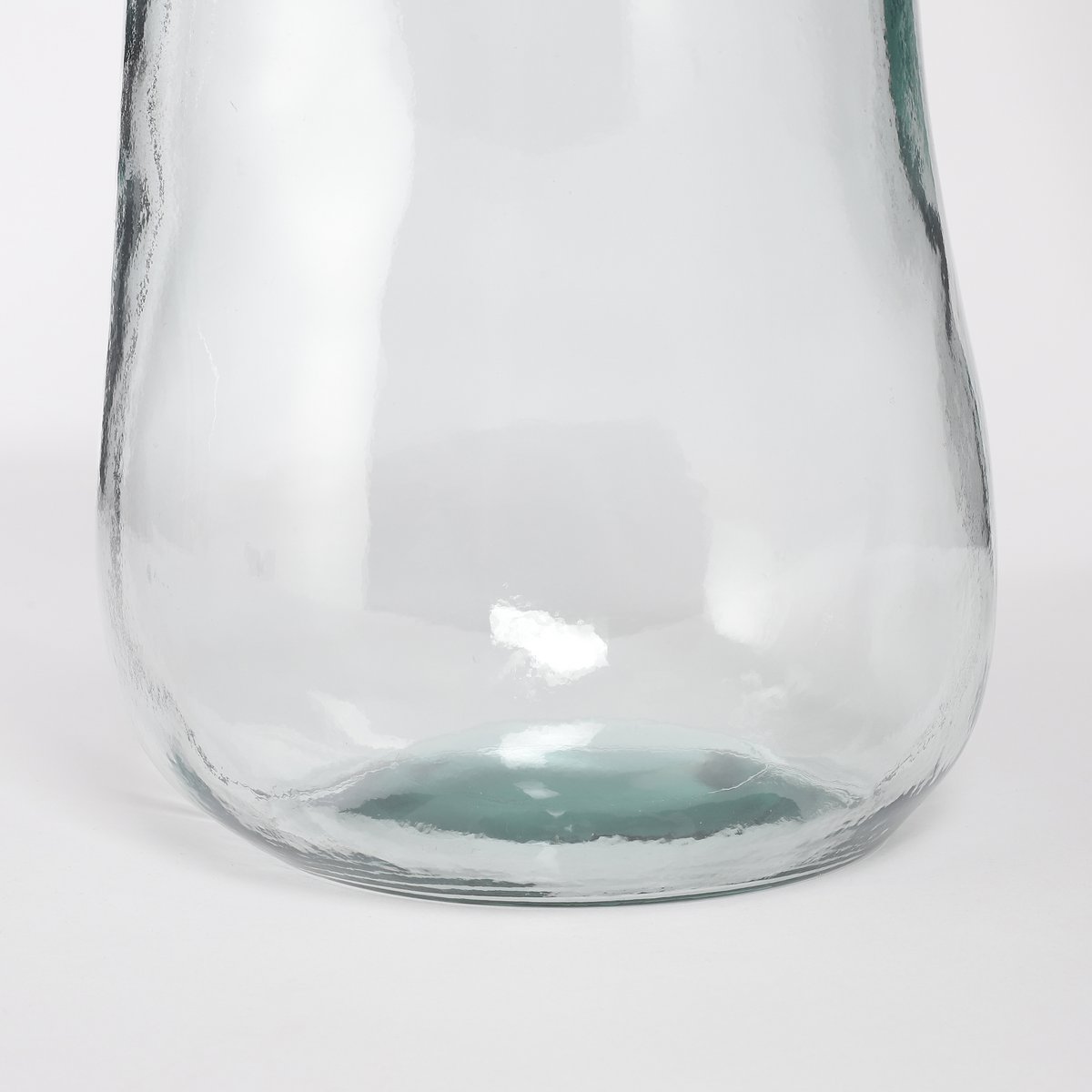 Clear Flesvormige Vaas Transparant H51 x Ø22 cm