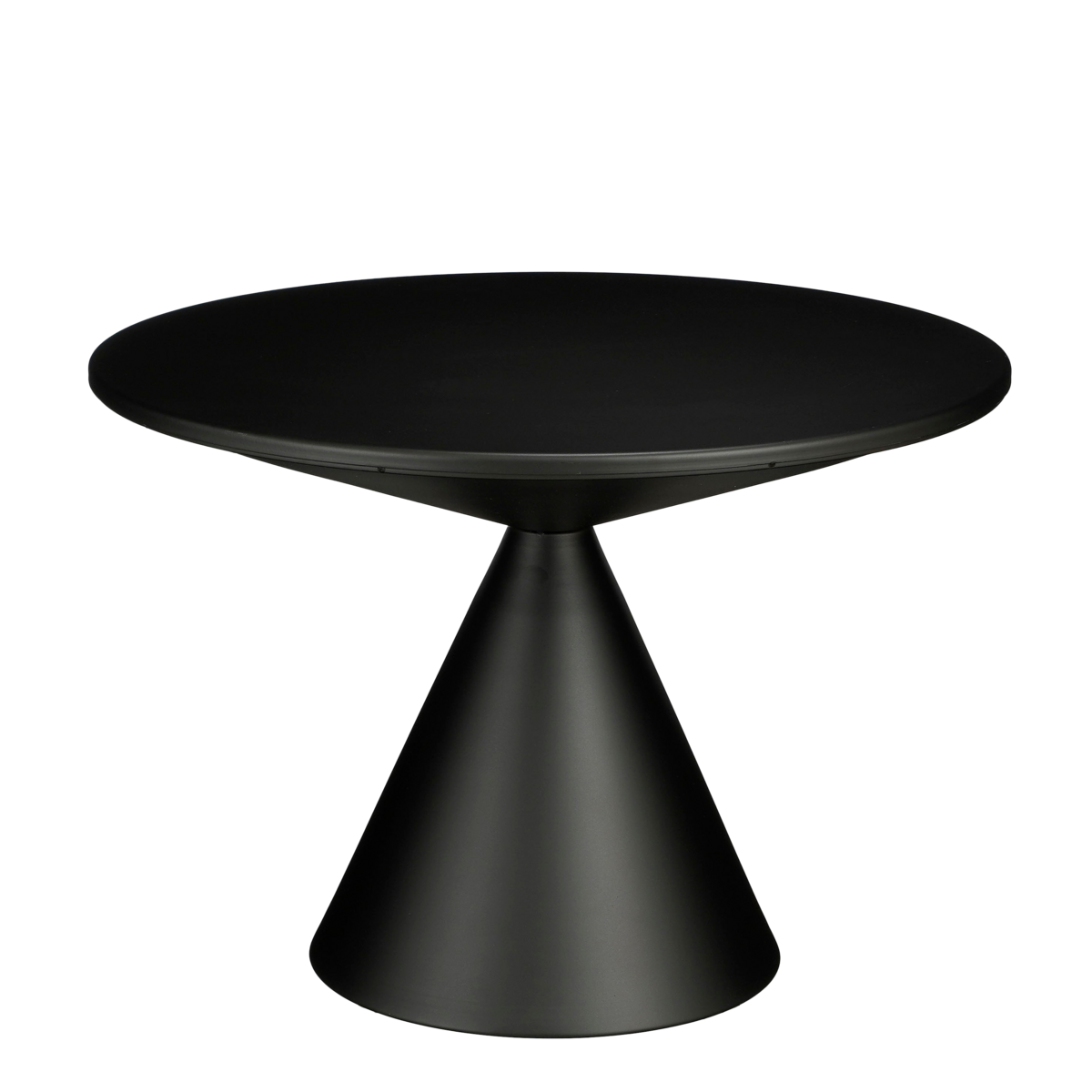 Lunor Bijzettafel Zwart Rond