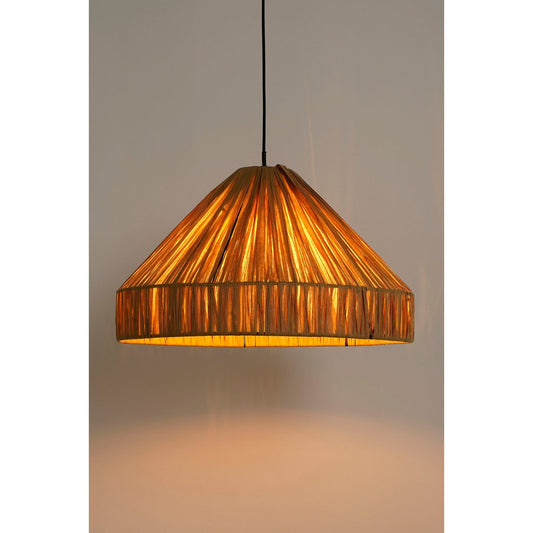 Elli Hanglamp Raffia Lichtbruin  Ø 30 cm en 18 cm