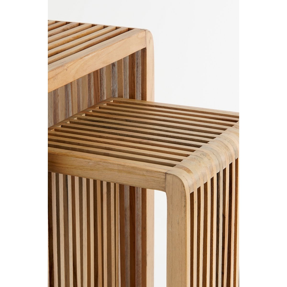 Yuno Planten Tafel set van 2 bijzettafels