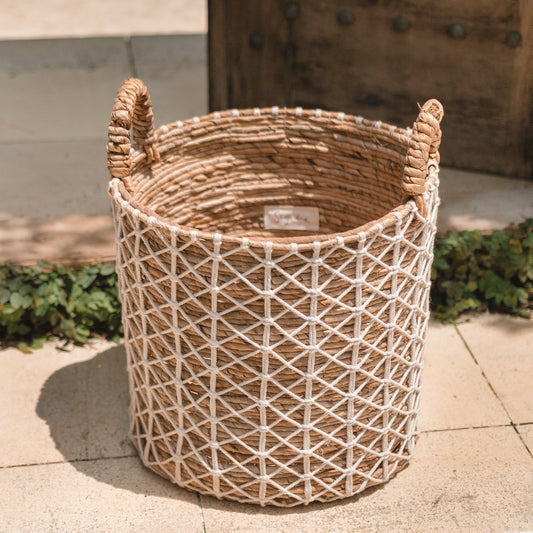 Wonder Opbergmand | Plantenmand BOHO  Bananenvezel