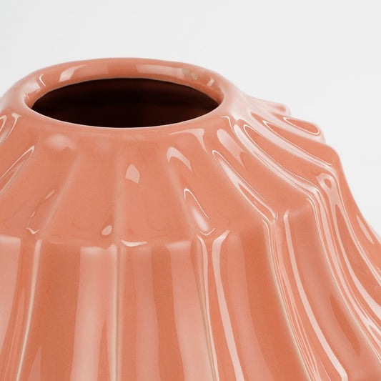 Unica Vaas H33 x Ø27 cm Keramiek Roze