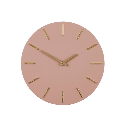 London Wandklok Ø36 cm Roze
