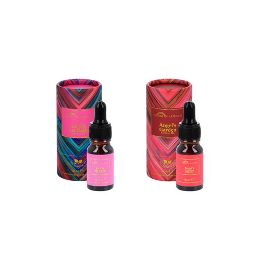 Set van 2 geuroliën La Vie est belle + Angels Garden Scented oil