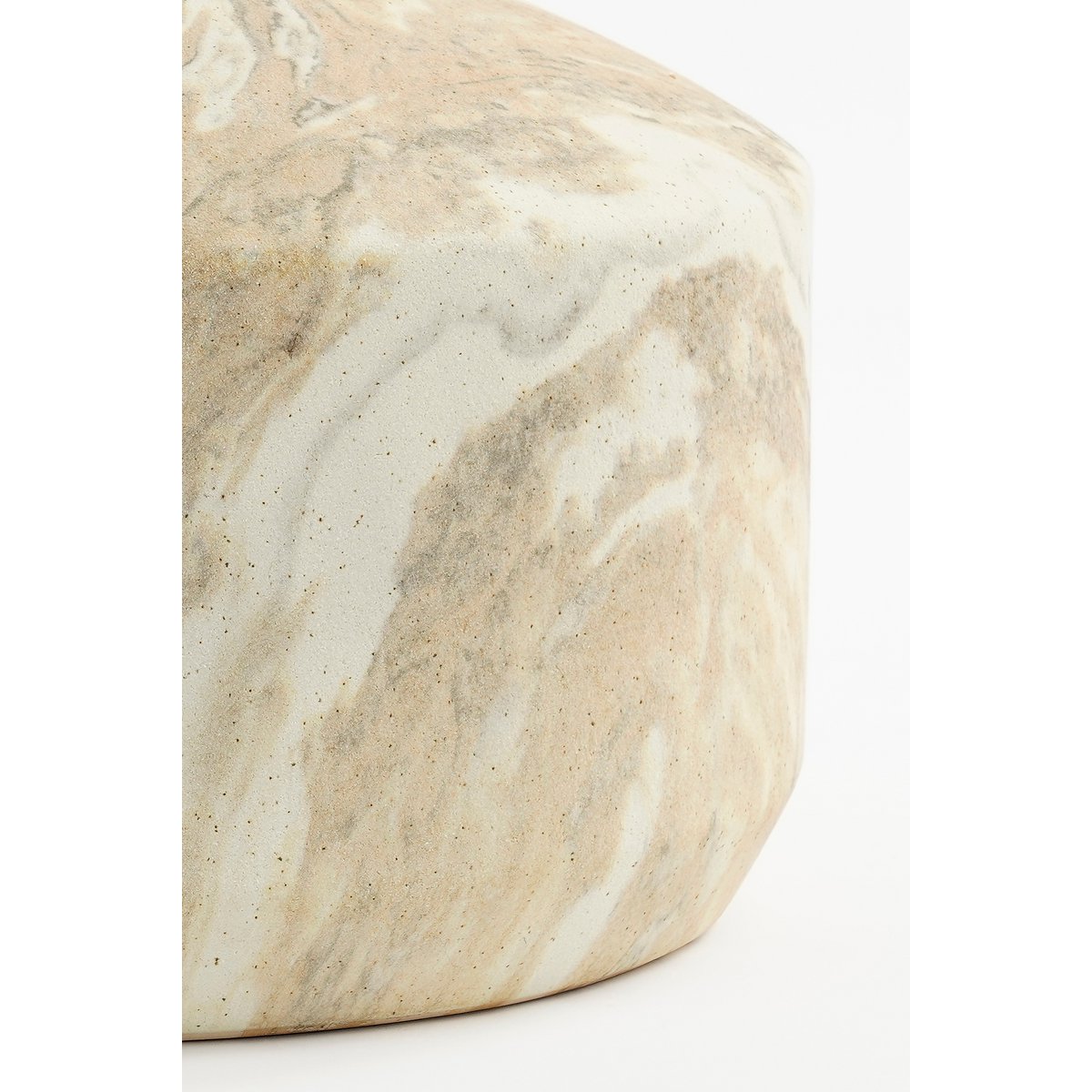 Velora Vaas Keramiek Beige Rond