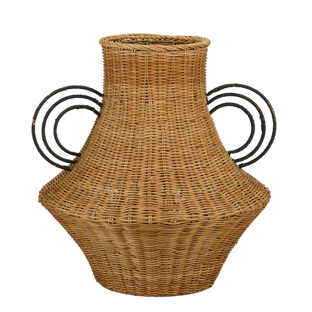 Flame Decoratie Vaas H43 x Ø30 cm Rotan