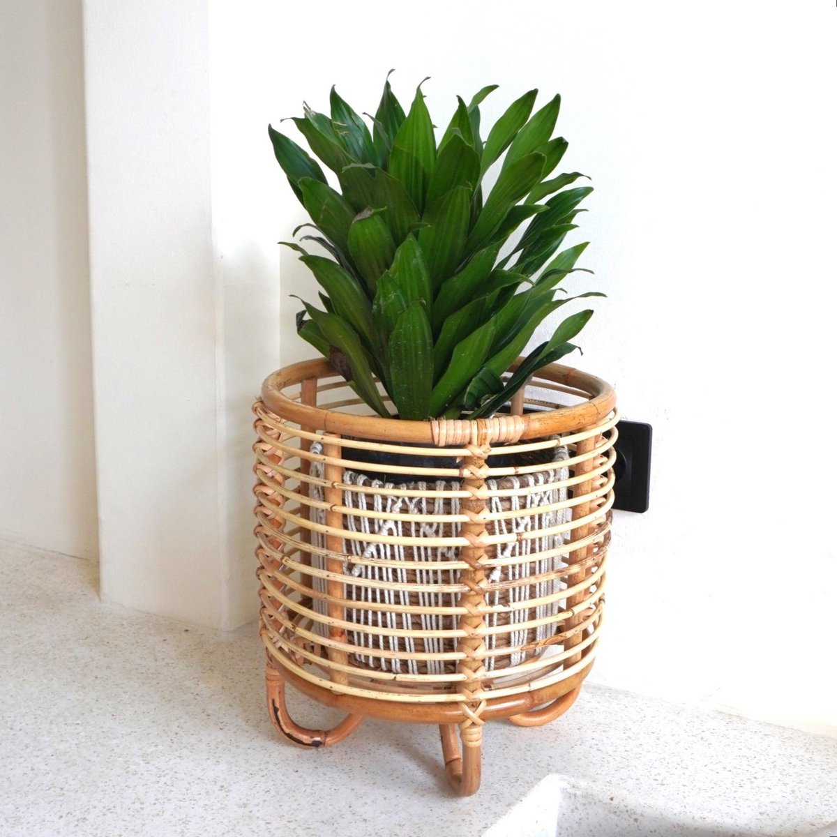 Adi BOHO Rotan Plantenstandaard