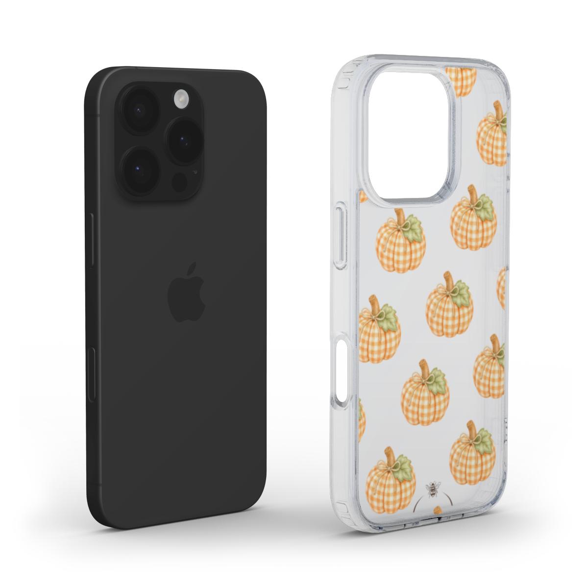 Pumpkin Picnic Clear Phone Case