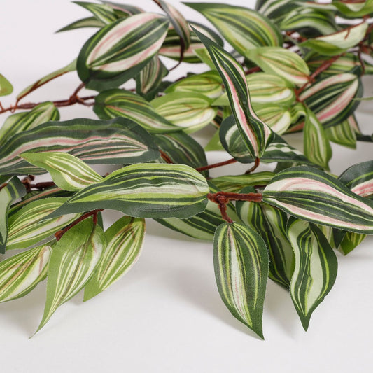 Tradescantia Kunst Hangplant L15 x B30 x H80 cm Groen