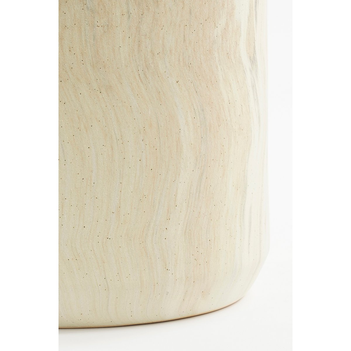 Velora Vaas Keramiek Beige Recht