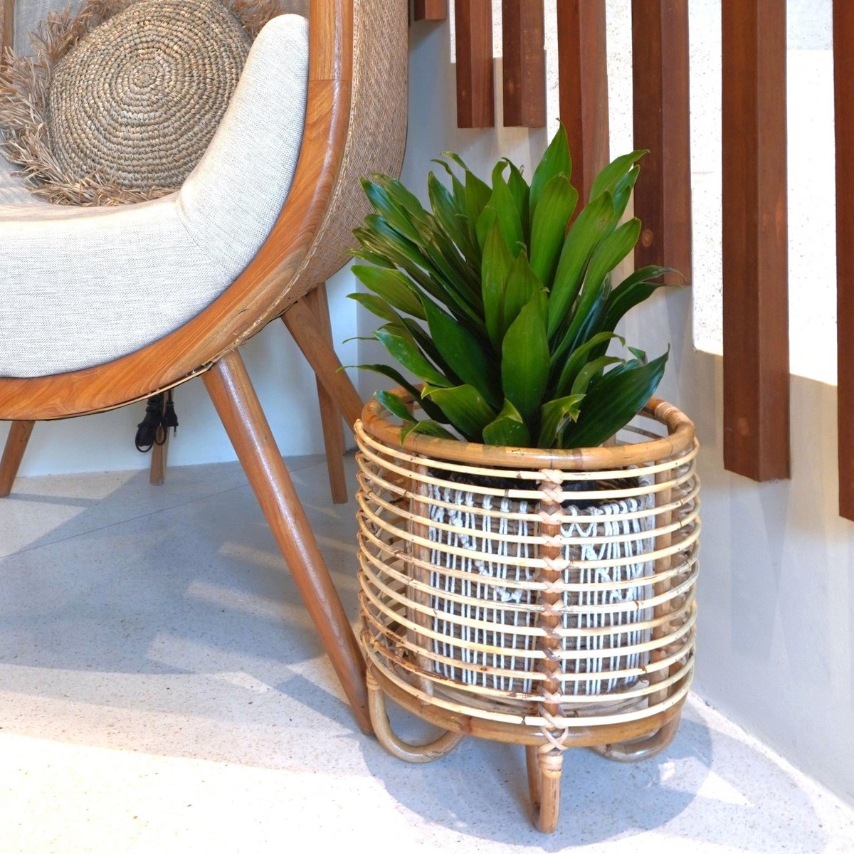 Adi BOHO Rotan Plantenstandaard