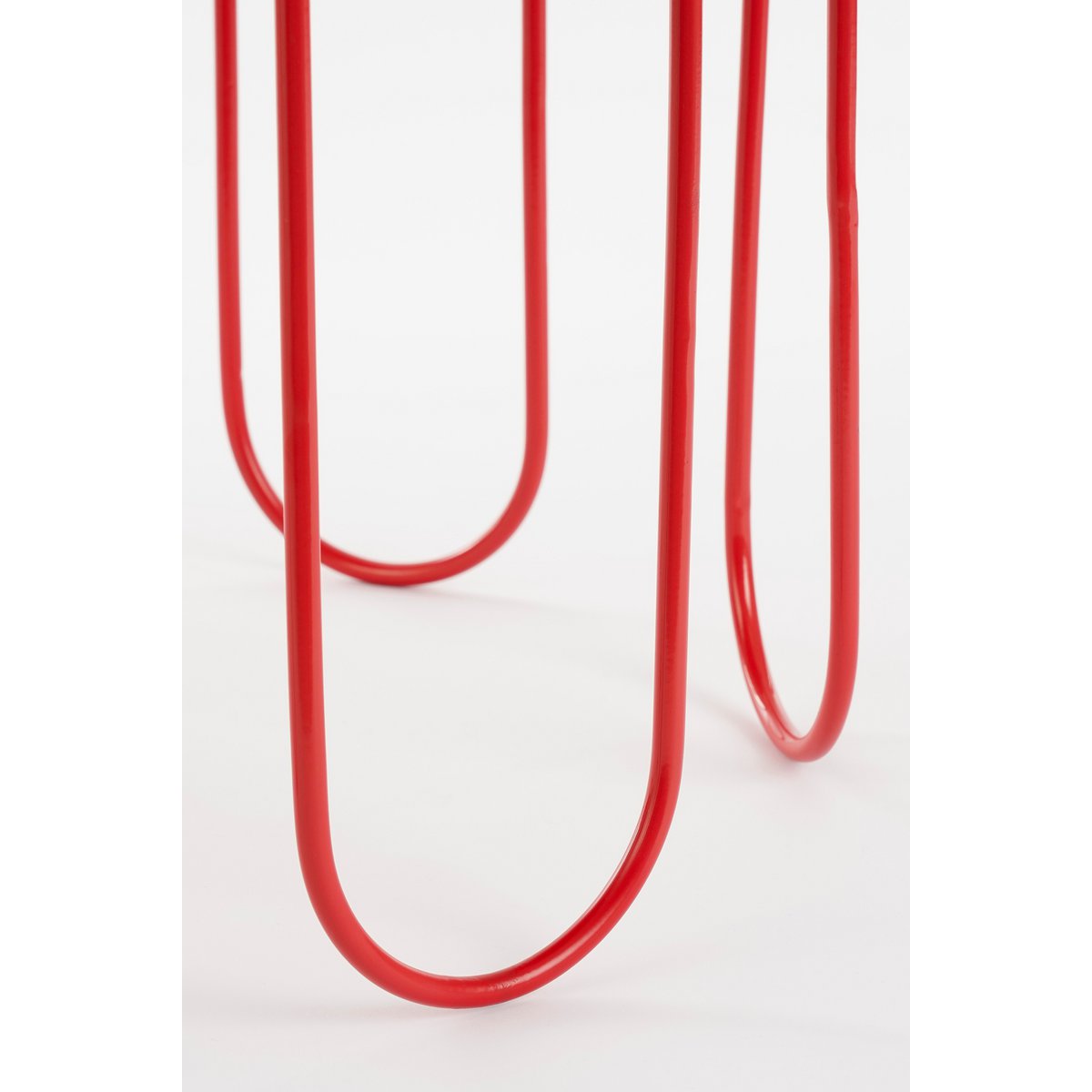 Lotte Bijzettafel Set van 2 H40 x Ø46 cm Metaal Oranje