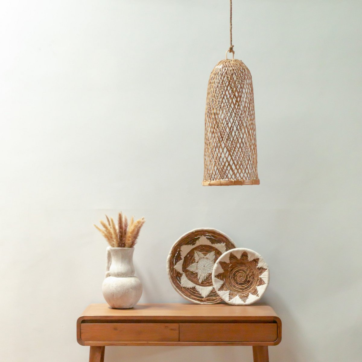 Nakoa Hanglamp Bamboe Ø25 x 60 cm