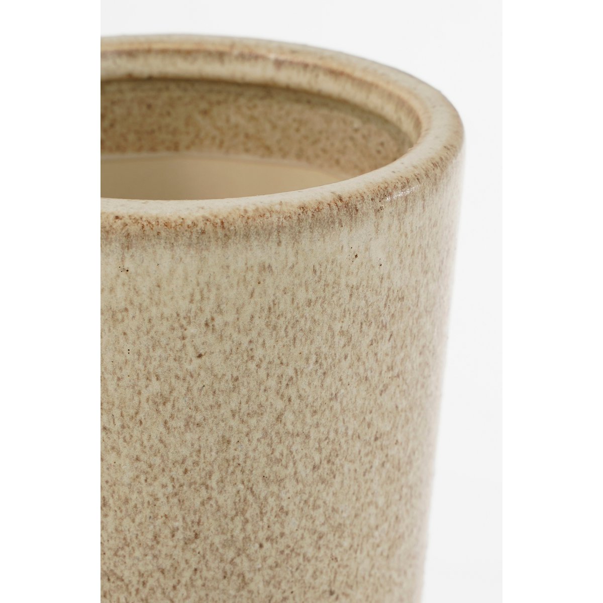 Bolla Vaas H42 x Ø28 cm Keramiek Crème
