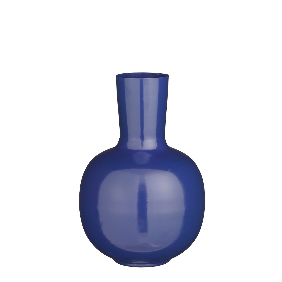 Mika Vaas H42 x Ø28 cm Metaal Blauw