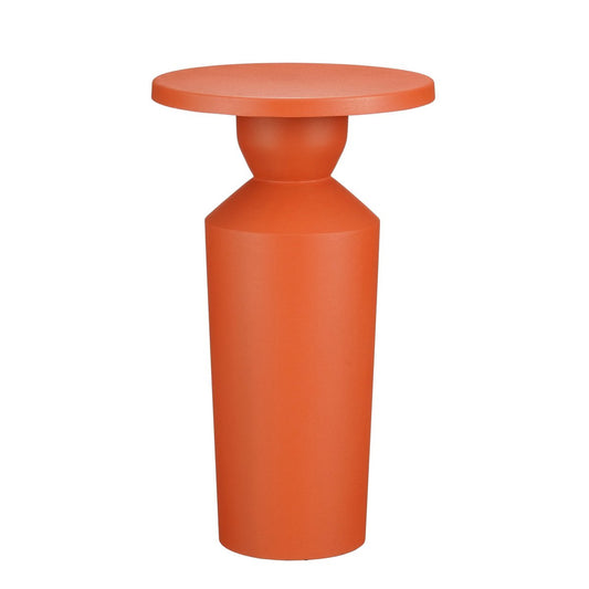 Rowan Bijzettafel H51 x Ø30 cm Metaal Oranje