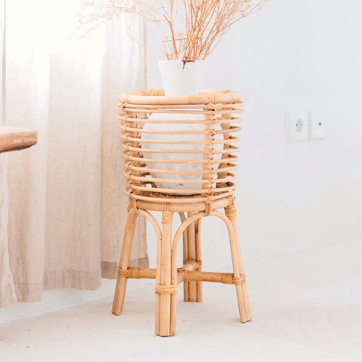 Zen BOHO Plantenstandaard Rond