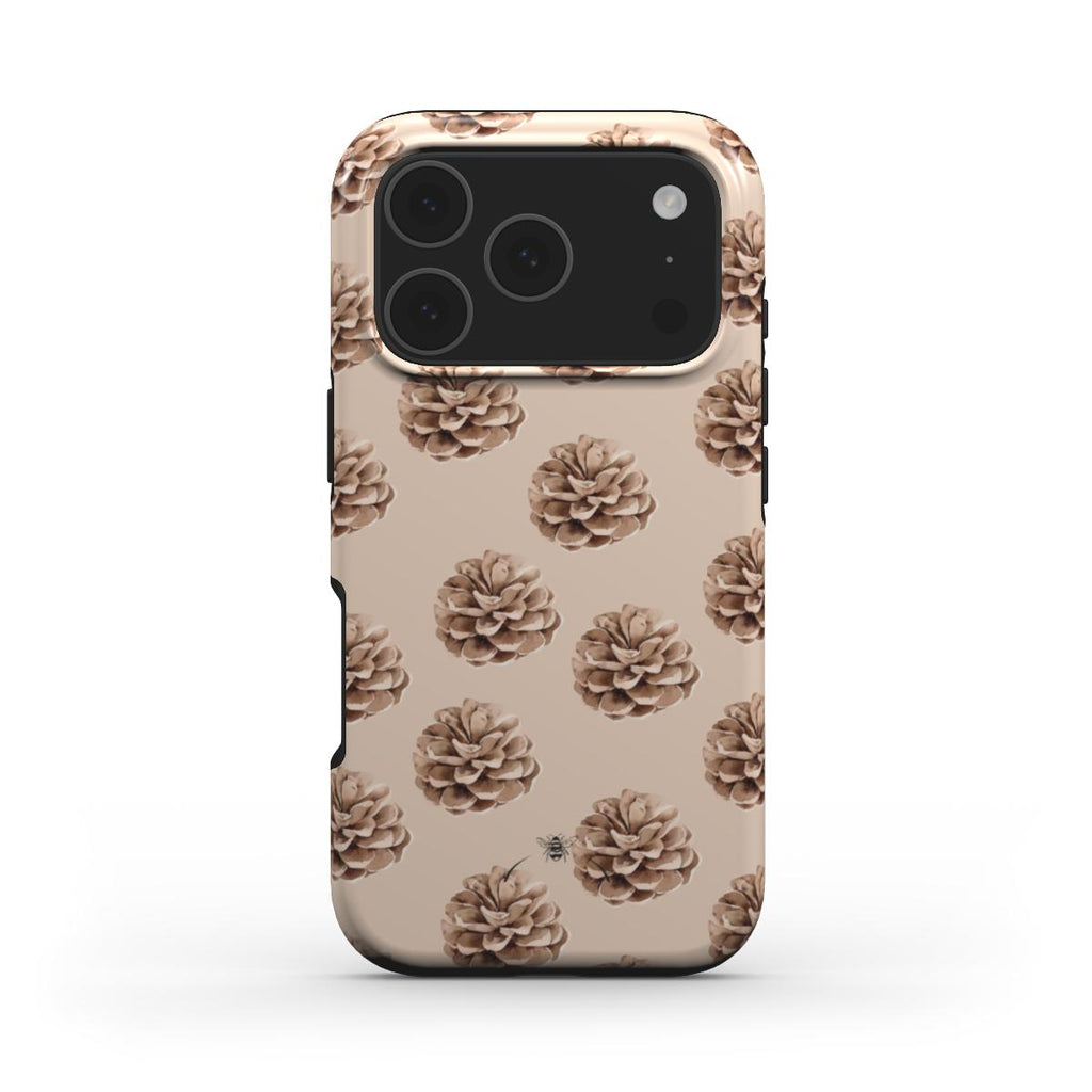 Winter Pine Cone Phone Case