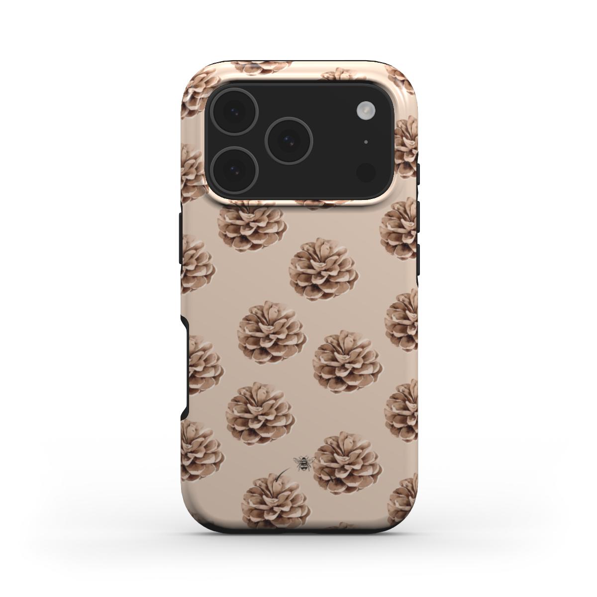 Winter Pine Cone Phone Case