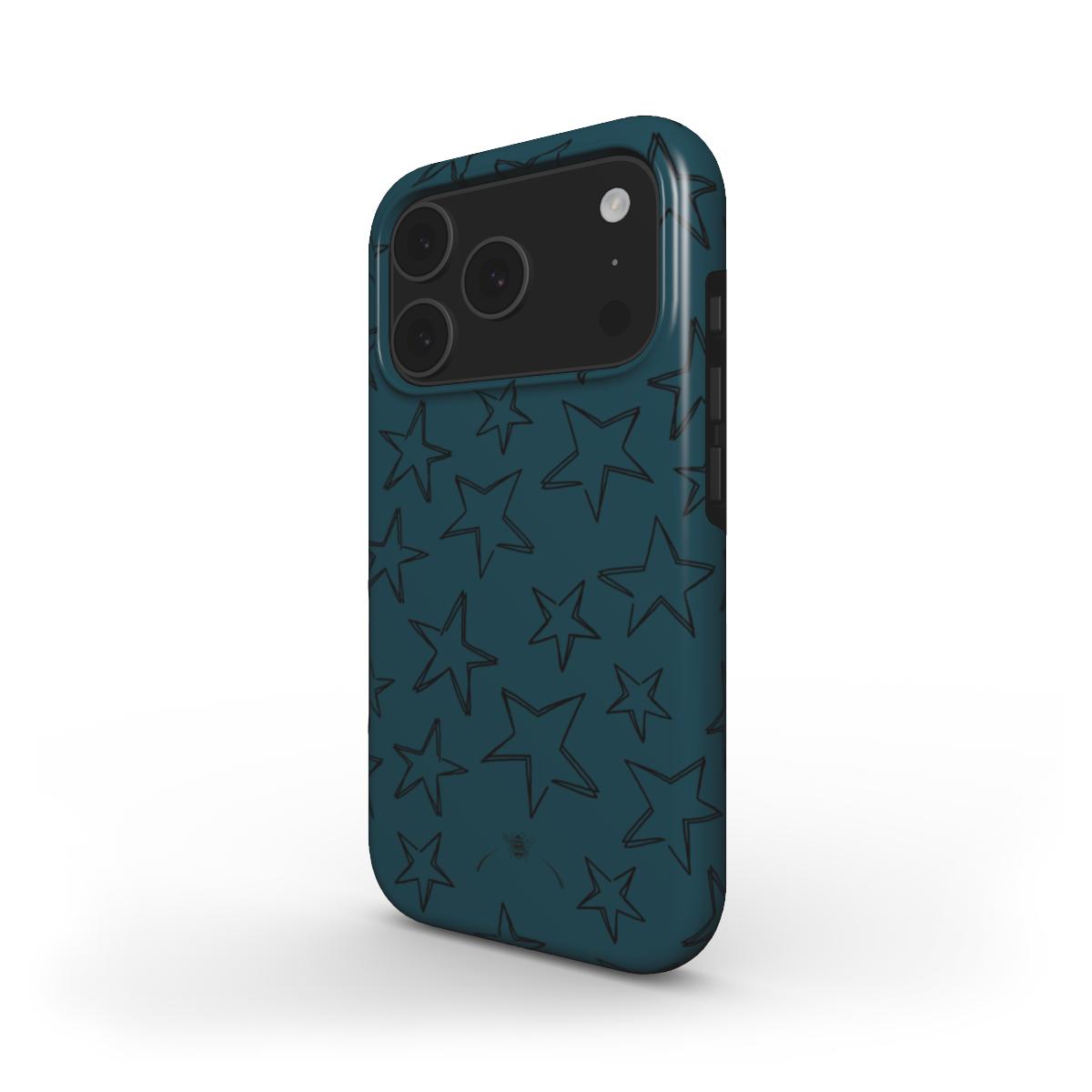 Stars Phone Case Dark Blue