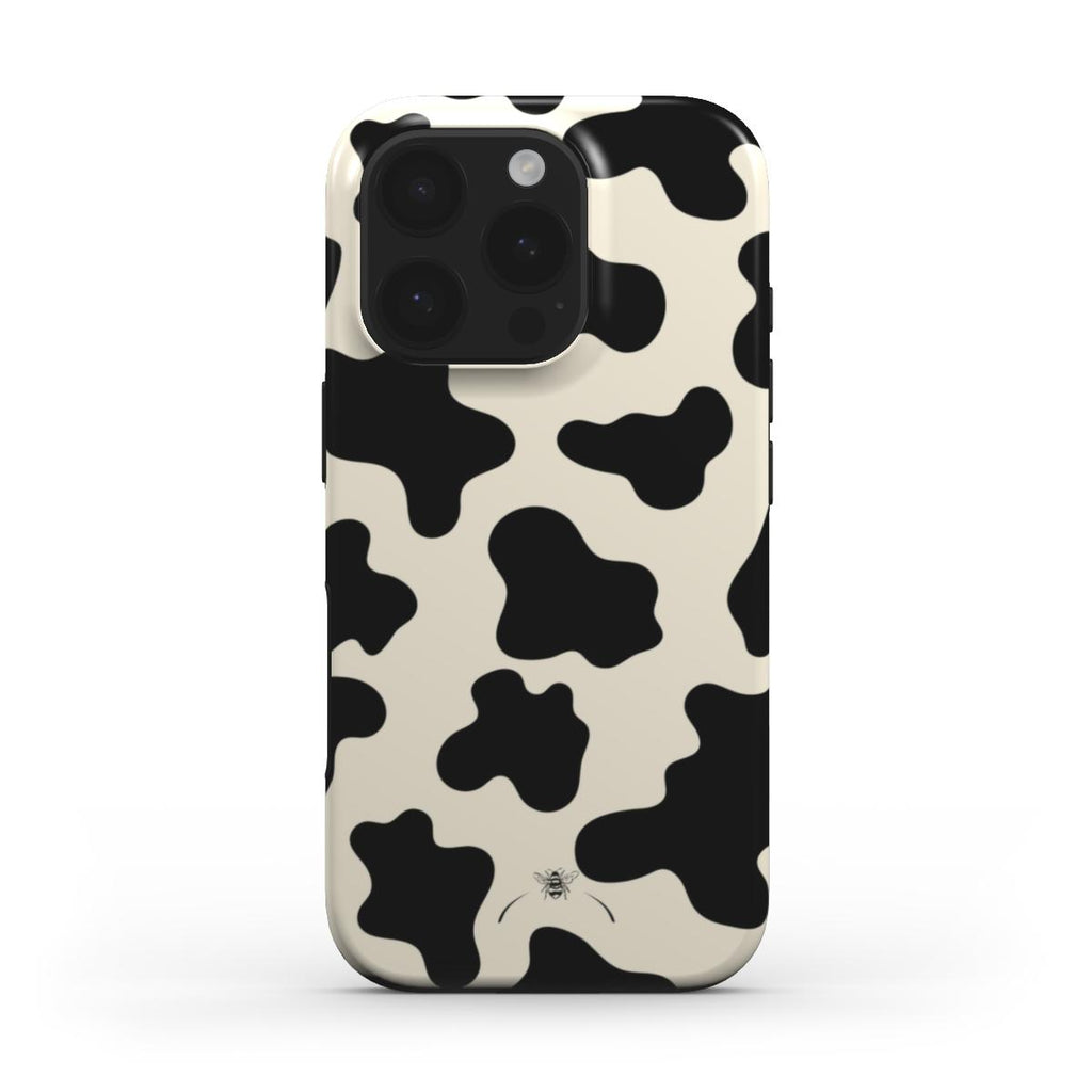 Cow Phone Case Black and White
