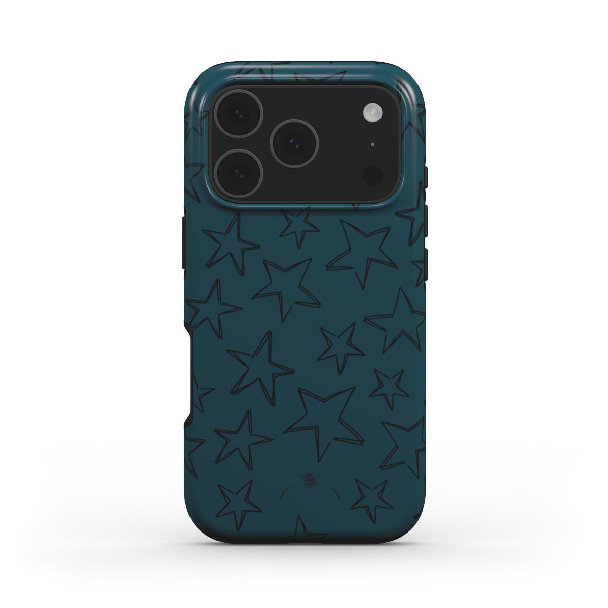 Stars Phone Case Dark Blue