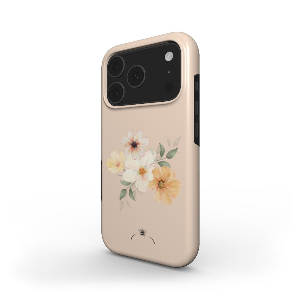 Forever Fall Flower Phone Case Soft Orange